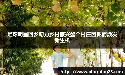 足球明星回乡助力乡村振兴整个村庄因他而焕发新生机